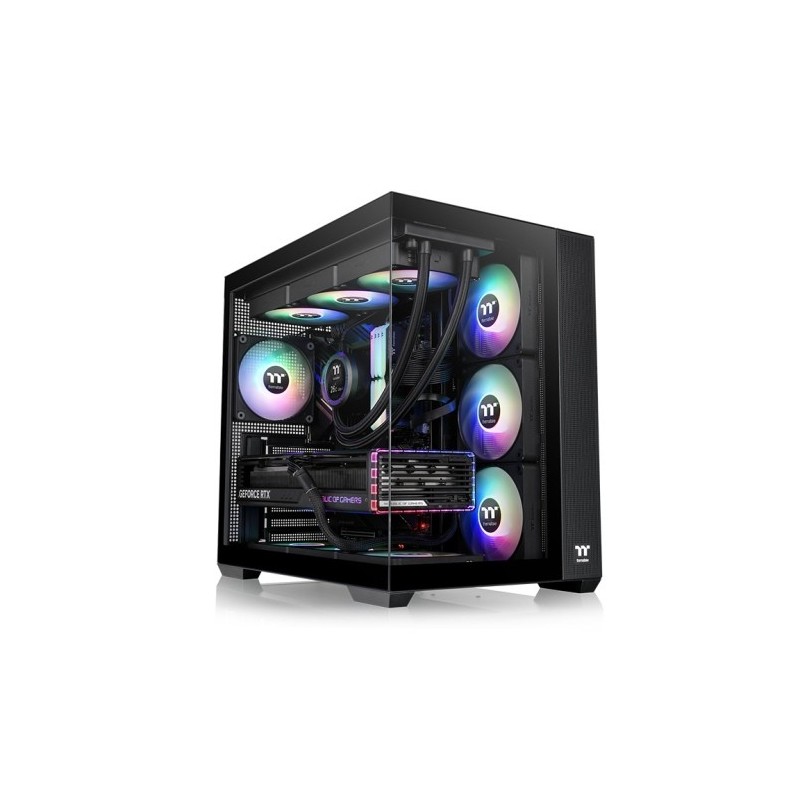 Thermaltake Kućište View 380 TG ARGB Crna