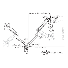 White Shark Stalak Desktop GMS-3208 Neferites Ii / 2
