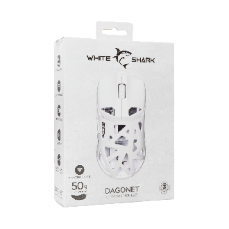 Miš White Shark WGM-5019 Dagonet / 24.000 DPI - Bijeli /