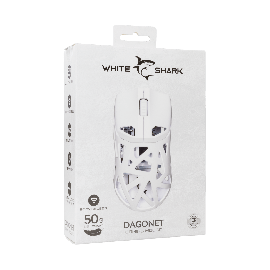 Miš White Shark WGM-5019 Dagonet / 24.000 DPI - Bijeli /