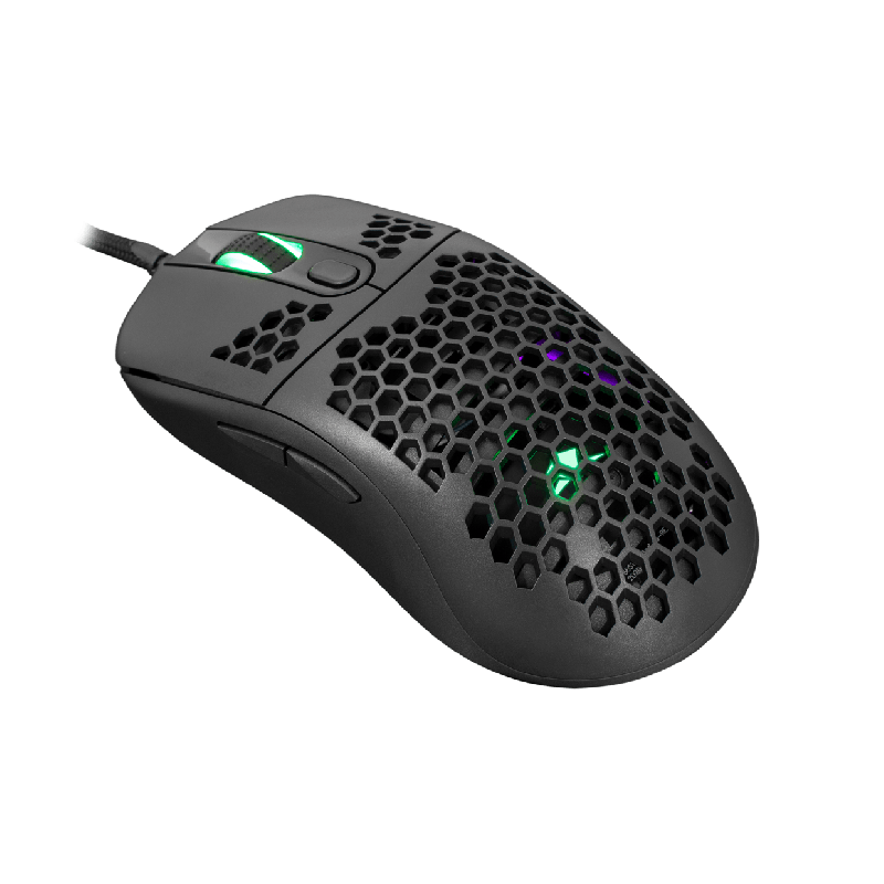 Miš White Shark GM-5007 Galahad / 6.400 DPI - Crni