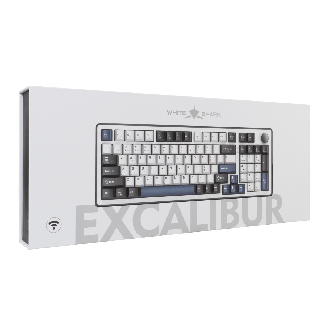 White Shark Pl Tipkovnica GK-007251 Excalibur Bijela/