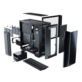 Seasonic SYNCRO Q704 PC Case, Mid Tower + SYNCRO DPC-650 Gold Power Supply