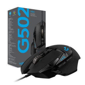 Miš Logitech G502 Hero, žičani, gaming, 25600DPI, HERO senzor, RGB, crni
