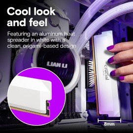 Crucial Pro DDR5-6400 64GB Kit (2 x 32GB) White CP2K32G64C40U5W