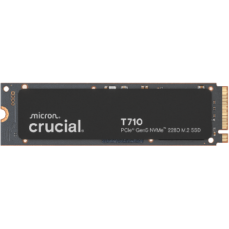 Crucial T710 PCIe Gen5 NVMe® 2280 M.2 4TB SSD – CT4000T710SSD8