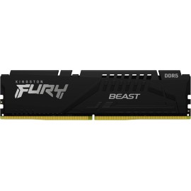 Kingston FURY Beast Black DDR5 32GB (2x16GB) 5200MT/s CL40 DIMM Desktop Gaming Memory Kit of 2 Intel XMP - KF552C40BBK2-32