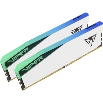 Patriot Viper Elite 5 RGB DDR5 Memory 6200 MHz UDIMM Kit 64GB (2 x 32GB) White