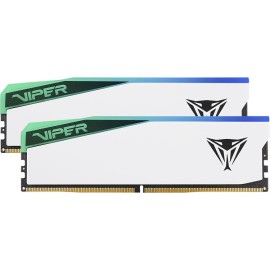 Patriot Viper Elite 5 RGB DDR5 Memory 6200 MHz UDIMM Kit 64GB (2 x 32GB) White