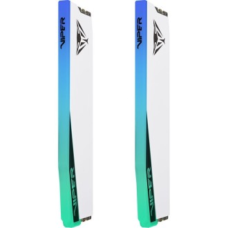 Patriot Viper Elite 5 RGB DDR5 Memory 6200 MHz UDIMM Kit 64GB (2 x 32GB) White