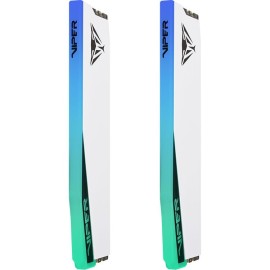 Patriot Viper Elite 5 RGB DDR5 Memory 6200 MHz UDIMM Kit 64GB (2 x 32GB) White
