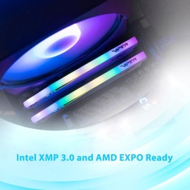 Patriot Viper Elite 5 RGB DDR5 Memory 6200 MHz UDIMM Kit 64GB (2 x 32GB) White