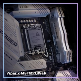 Patriot Viper Xtreme 5 MPOWER DDR5 RGB RAM 48GB (2X24GB) 6000MT/s CL30 UDIMM  - PVXR548G60C30KM