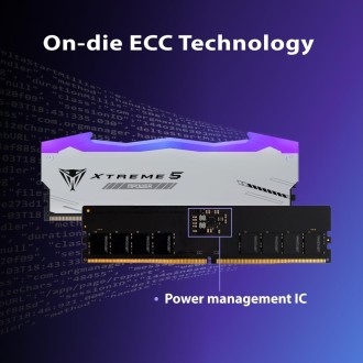 Patriot Viper Xtreme 5 MPOWER DDR5 RGB RAM 48GB (2X24GB) 6000MT/s CL30 UDIMM  - PVXR548G60C30KM