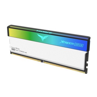 Team Group XTREEM ARGB DIMM 32 GB DDR5-6000 (2 x 16 GB) Dual-Kit RAM White FFAD532G6000HC30DC01