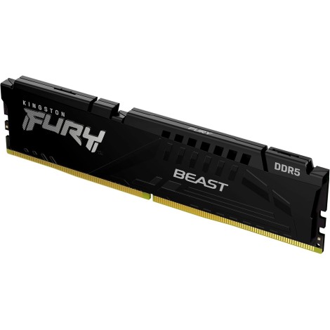 Kingston FURY Beast Black DDR5 16GB 6000MHz Memory PC-48000 Single Module AMD EXPO and Intel XMP KF560C30BBE-16