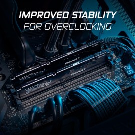 Kingston FURY Beast Black DDR5 16GB 6000MHz Memory PC-48000 Single Module AMD EXPO and Intel XMP KF560C30BBE-16