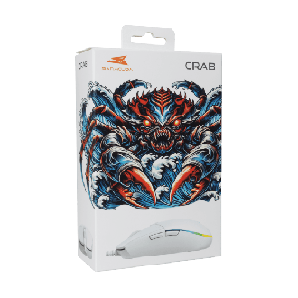 Miš Baracuda BGM-112 Crab Bijeli / 3200 DPI