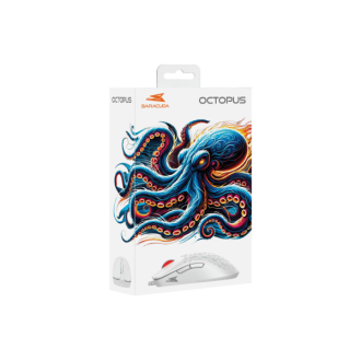 Miš Baracuda BGM-022 Octopus Bijeli / 3200 DPI