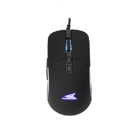 Miš Baracuda BGM-011 Nautilus Crni RGB / 12.800 DPI