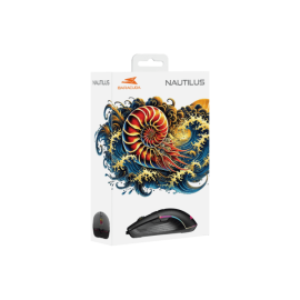 Miš Baracuda BGM-011 Nautilus Crni RGB / 12.800 DPI