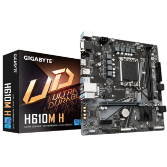 Gigabyte H610M H matična ploča, Socket 1700, 2x DDR4/2x DDR5, max. 128 GB, ATX/mATX