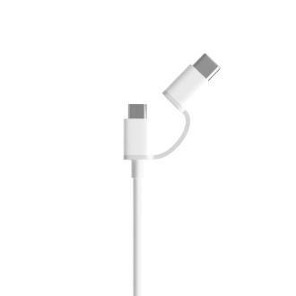 Mi 2-in-1 USB Cable Micro USB to Type C 30cm white