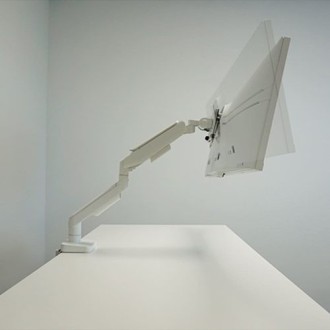 Nosač za monitor LC-POWER, bijeli LC-EQ-A49W