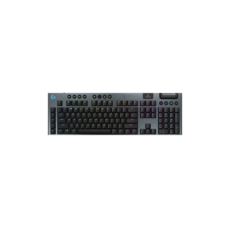 Tipkovnica LOGITECH Gaming G915 X Lightspeed Tactile, RGB, mehanička, bežična, US Layout, crna