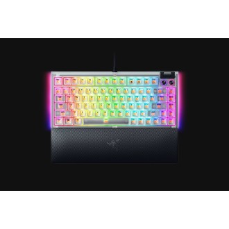 Razer BlackWidow V4 75% Phantom White Mechanical Gaming Keyboard