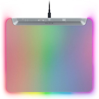 Razer Firefly V2 Pro Phantom White Fully Illuminated Gaming Mouse Mat
