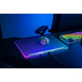 Razer Firefly V2 Pro Phantom White Fully Illuminated Gaming Mouse Mat