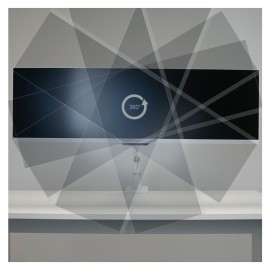 Nosač za monitor LC-POWER, bijeli LC-EQ-A49W