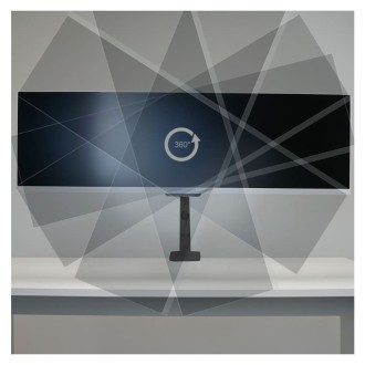 Nosač za monitor LC-POWER, crni LC-EQ-A49B