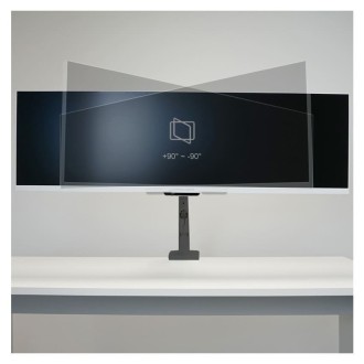 Nosač za monitor LC-POWER, crni LC-EQ-A49B