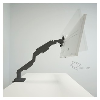 Nosač za monitor LC-POWER, crni LC-EQ-A49B