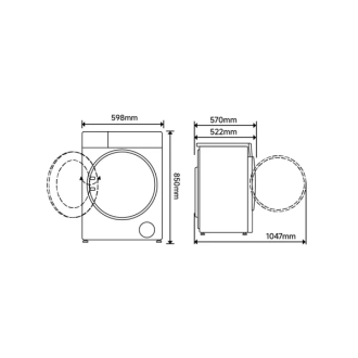 Xiaomi Mijia Front Load Washer Dryer 9 kg - Perilica i sušilica rublja