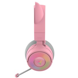 Razer Kraken Kitty V3 Pro wireless gaming headset, Chroma RGB - quartz