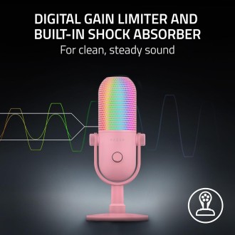 Microphone Razer Seiren V3 Chroma Quartz