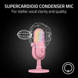 Microphone Razer Seiren V3 Chroma Quartz