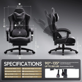 Dowinx Heated Massage MB38 Black