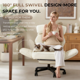 Dowinx Cross Legged Office Chair QL-66B2 Beige