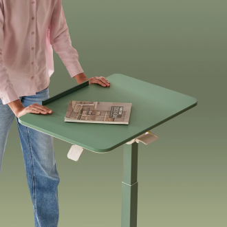 MUSSO AnyDesk D7 SpaceFold Mobile Standing Desk - Green