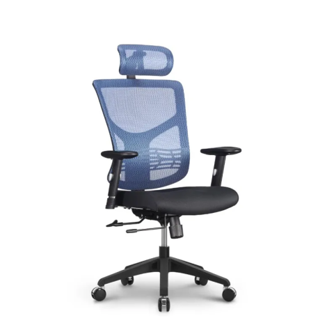 Stolica Ergovision Essent crna/plava (Essent 06)