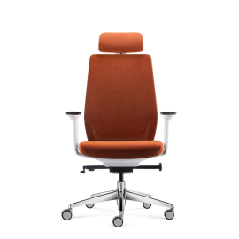 Stolica Ergovision Comfort Bijeli okvir narančasta (Comfort 03)