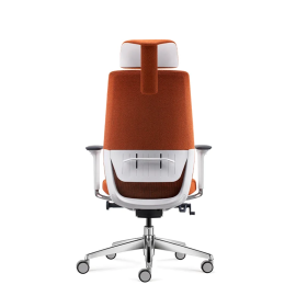 Stolica Ergovision Comfort Bijeli okvir narančasta (Comfort 03)