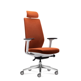 Stolica Ergovision Comfort Bijeli okvir narančasta (Comfort 03)
