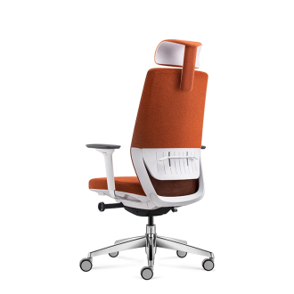 Stolica Ergovision Comfort Bijeli okvir narančasta (Comfort 03)
