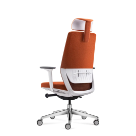 Stolica Ergovision Comfort Bijeli okvir narančasta (Comfort 03)