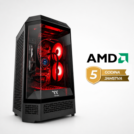 Gaming Računalo Respawn X Thermaltake (Ryzen 5 9600X, RX 9060 XT, 16GB)